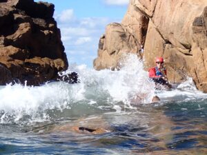 Rock Garden en kayak de mer